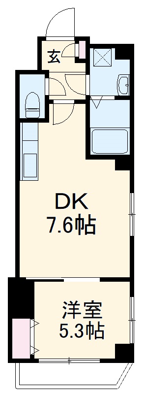 リディア本千葉の間取り