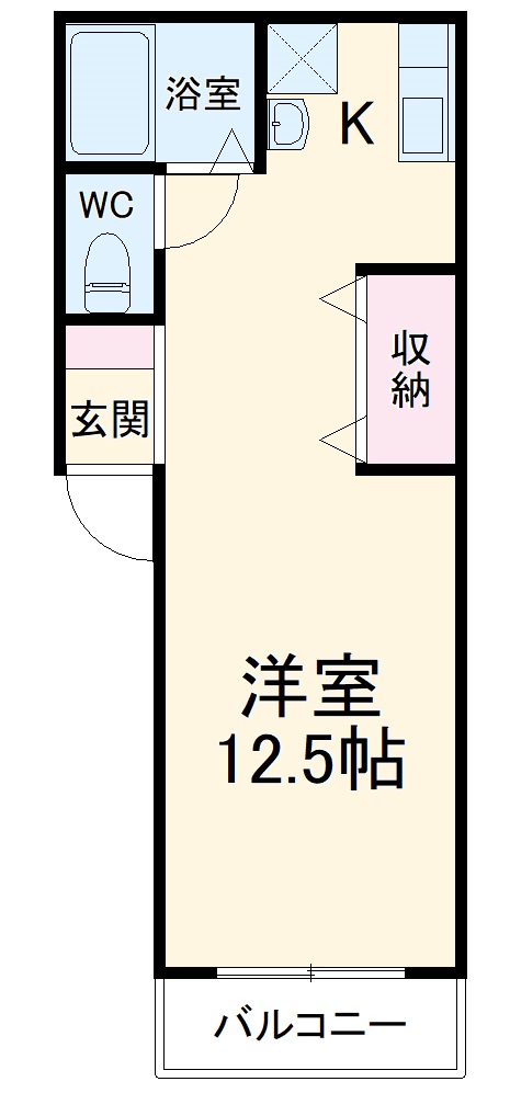 サンライズ弥栄の間取り