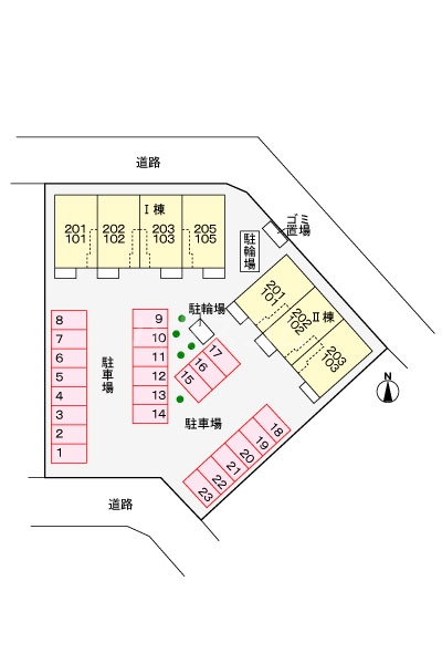 2/8 駐車場