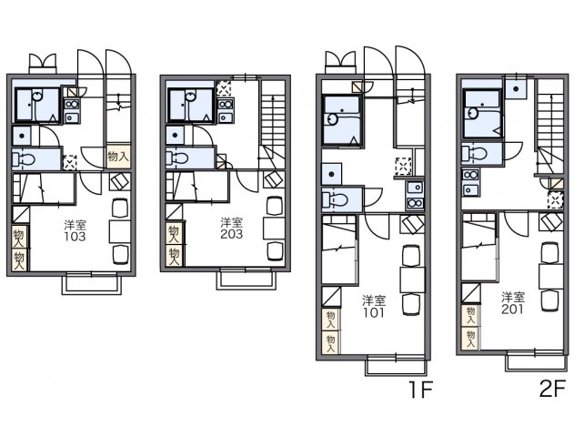 レオパレスソレーユの間取り