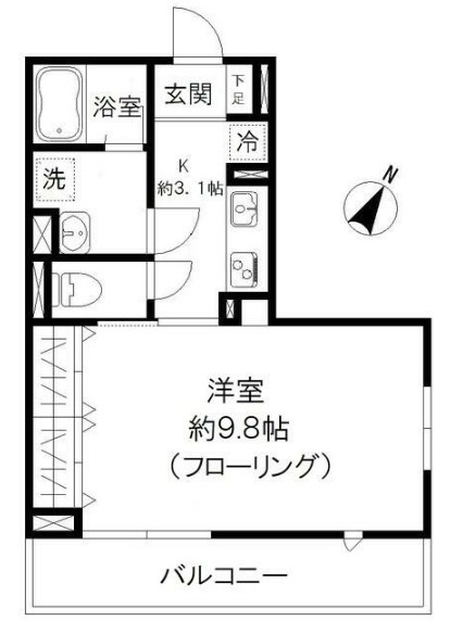 フォーブル白鷺の間取り