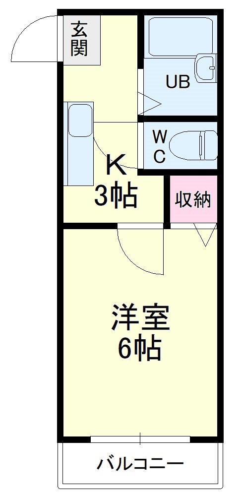 コーポ星ヶ丘の間取り