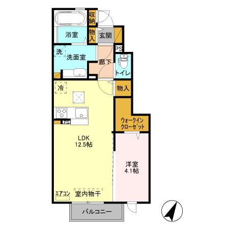 アイチ8 B棟の間取り