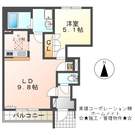 シャンテールの間取り