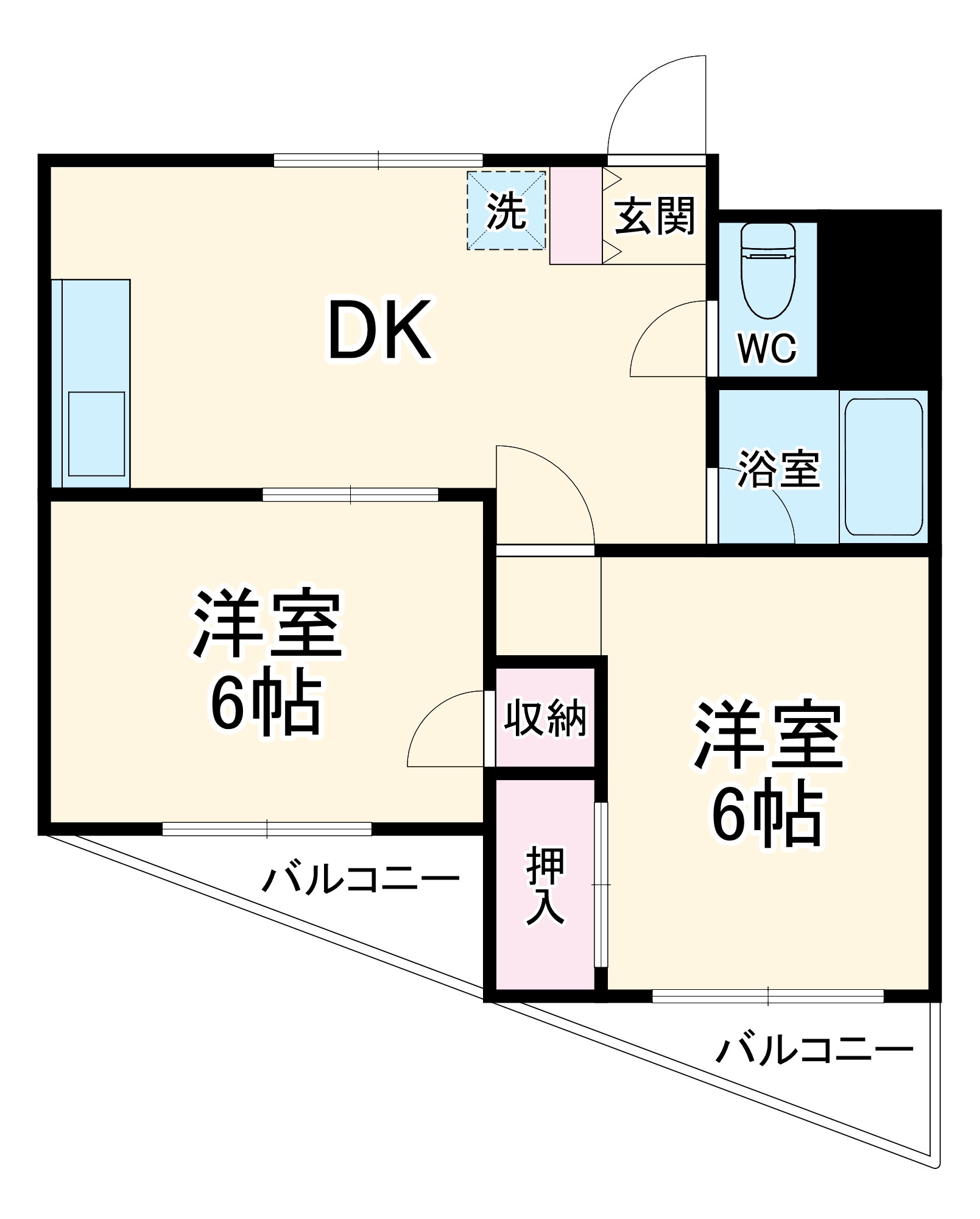ウィリアムヒルズ本厚木の間取り