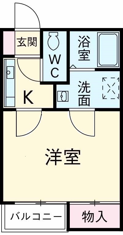 クレフラスト静岡大西の間取り