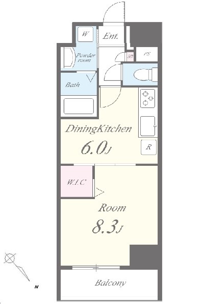 ジィクシア湘北の間取り