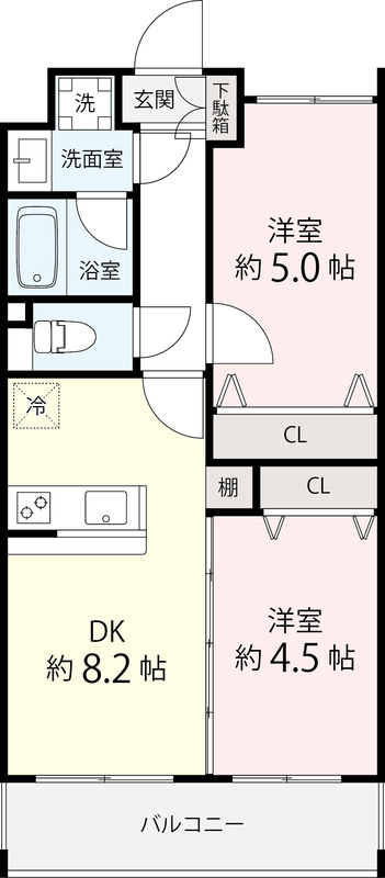 グレースコートの間取り