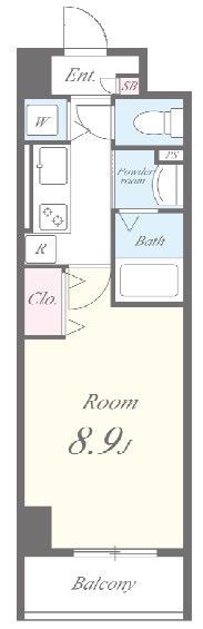 ジィクシア湘北の間取り