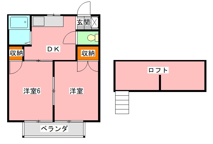 TYハイツの間取り