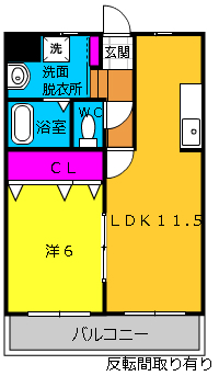 アスティオンⅡの間取り