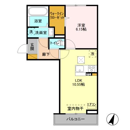 セレブレイト成田の間取り