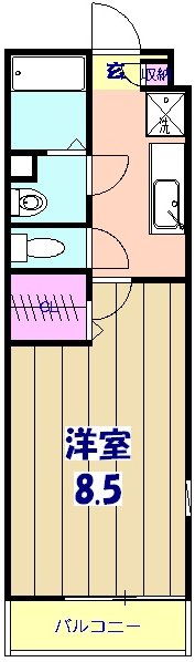 リブリ・MIYABIの間取り