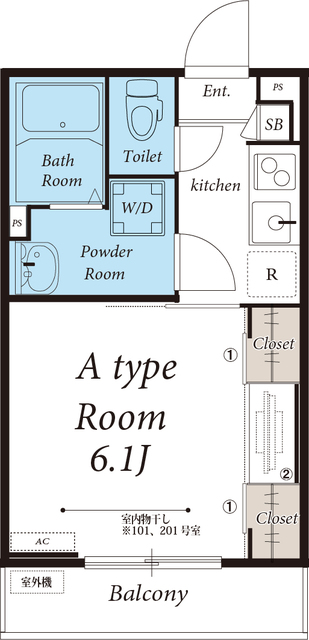 リブリ・ピーチテラス湘南の間取り