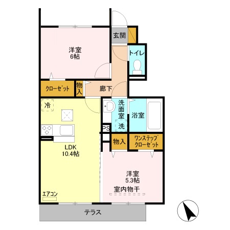 メゾン ブランシェの間取り