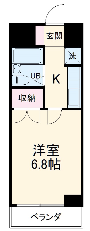 モンシャトー川越の間取り