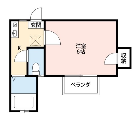 ファミール仲村Ａの間取り