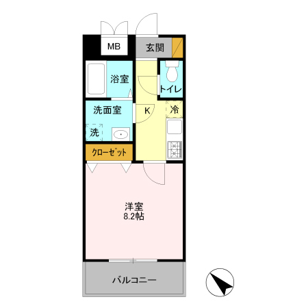ベルフルールの間取り