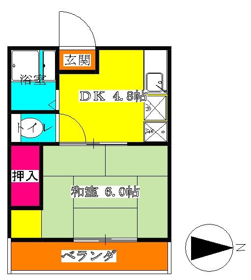 ハイツ千曲の間取り