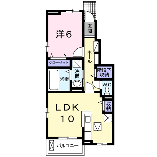 アグレアーブル Ⅰの間取り