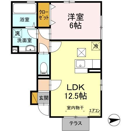 ロイヤルヒルズPの間取り