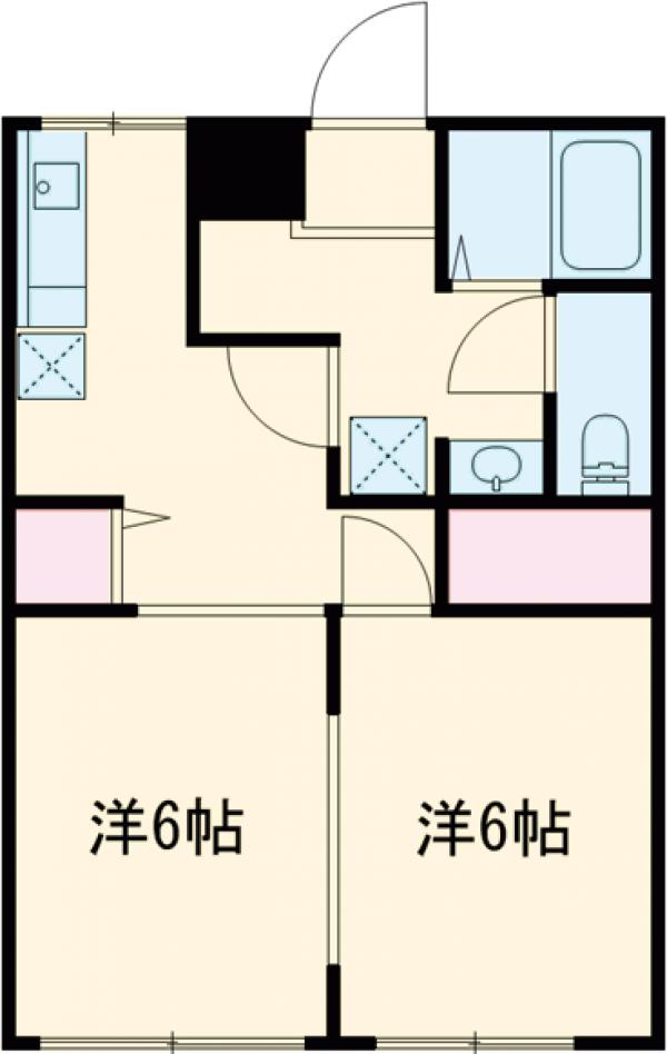 森の丘ハイツの間取り