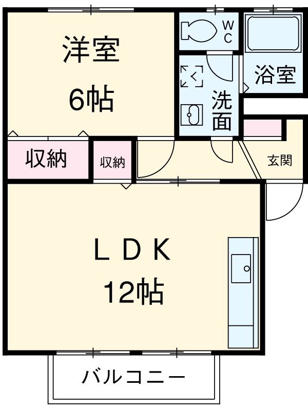 サニーサイド21の間取り