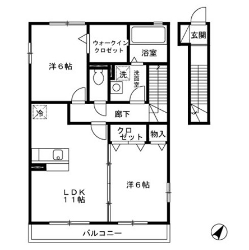 アゼリアコートの間取り