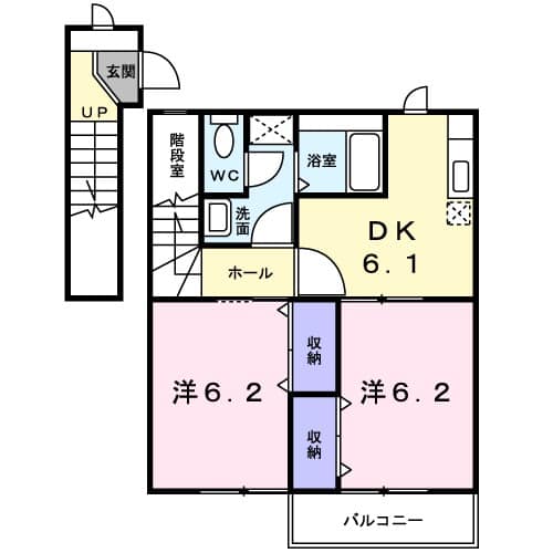 アーバンハイツⅡの間取り