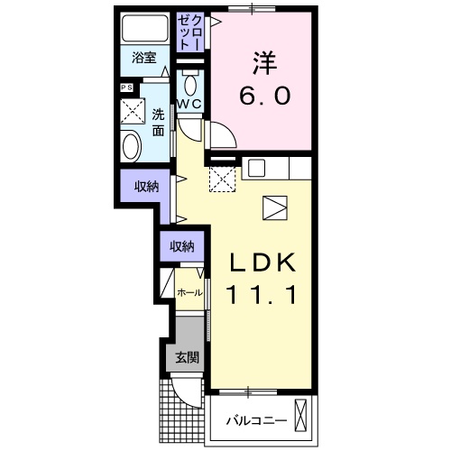 ラヴィータの間取り