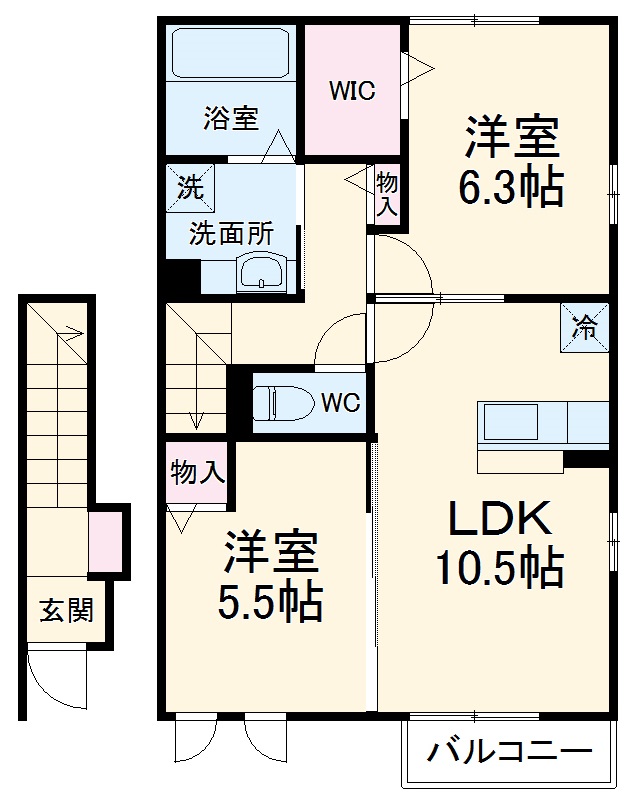 アリエッタの間取り