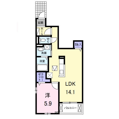 モデナポートⅠの間取り