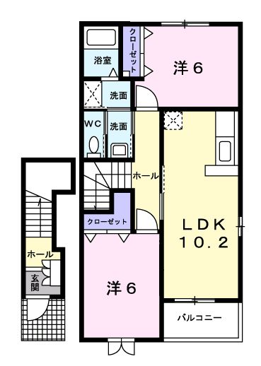 エクセランフルールⅡの間取り