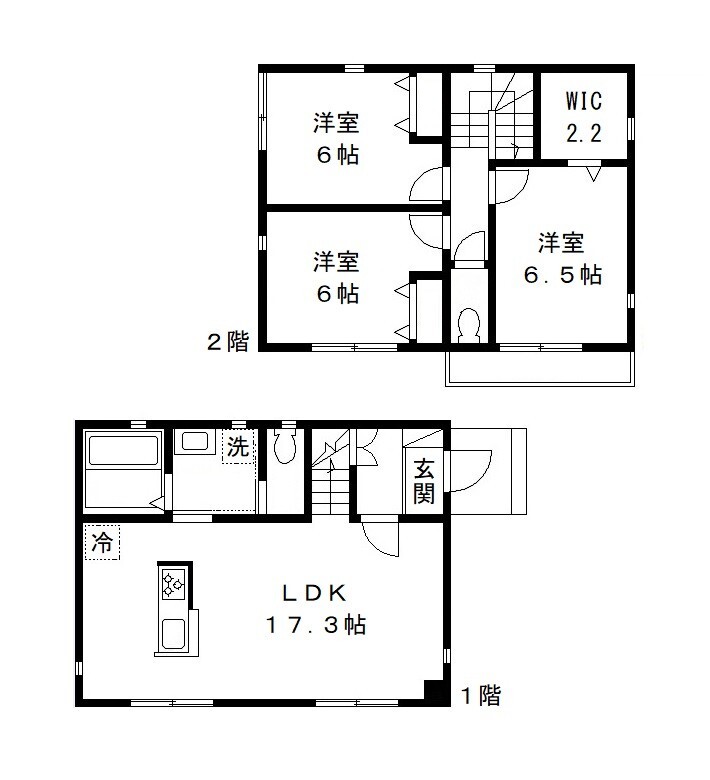 イル・ヴォーロ高田の間取り