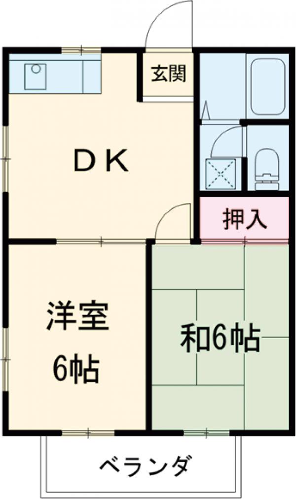 レスポ三田の間取り