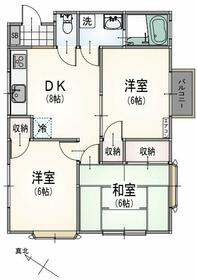 ルーミー鶴川9号館の間取り