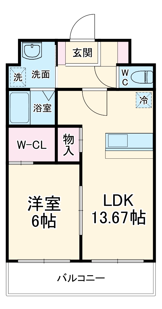 田畑ハイツそれいゆⅡの間取り