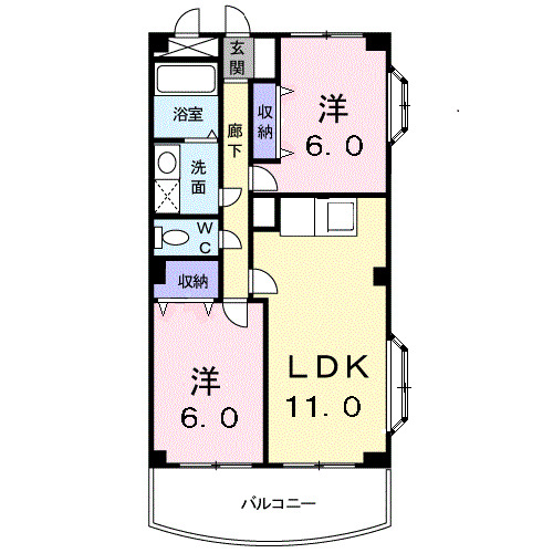 メゾンエクセルの間取り