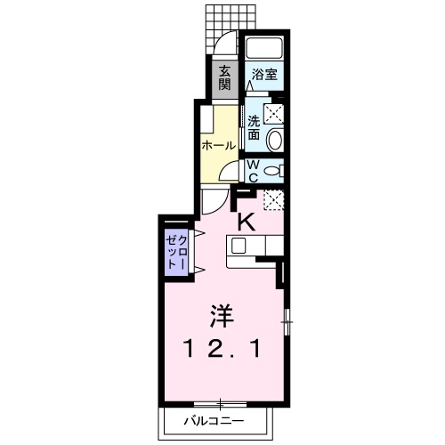 アザレア本館の間取り