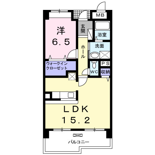 あかやま弐番館の間取り