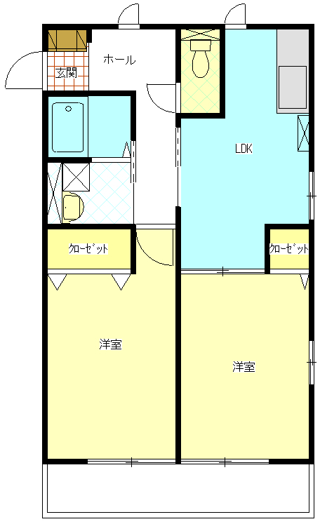 さつき荘の間取り