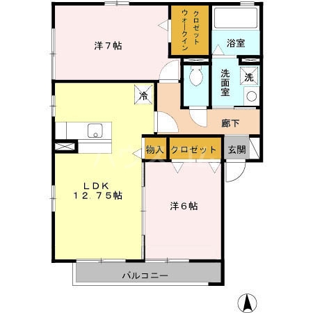 レセンテ・ジョイアAの間取り