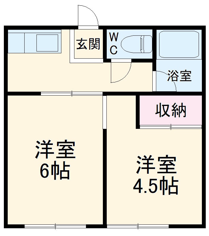 高橋アパートの間取り