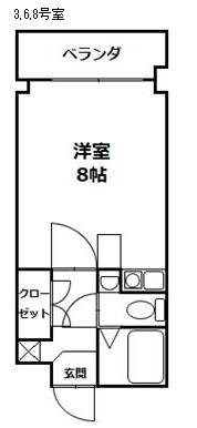 メモリアル博多の間取り