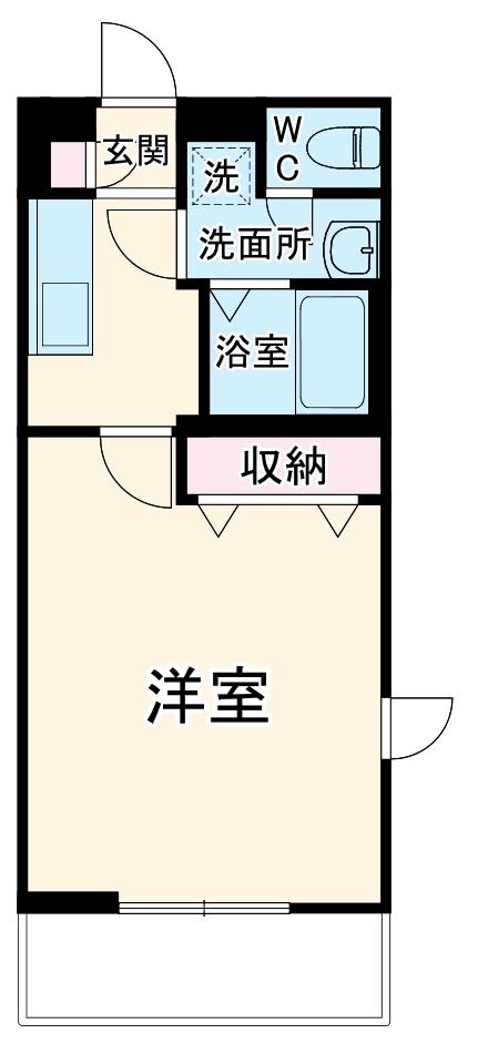 リブリ・クレール蘇我壱号館の間取り