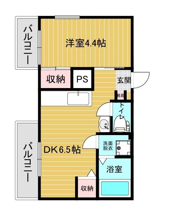 スリム箱崎の間取り