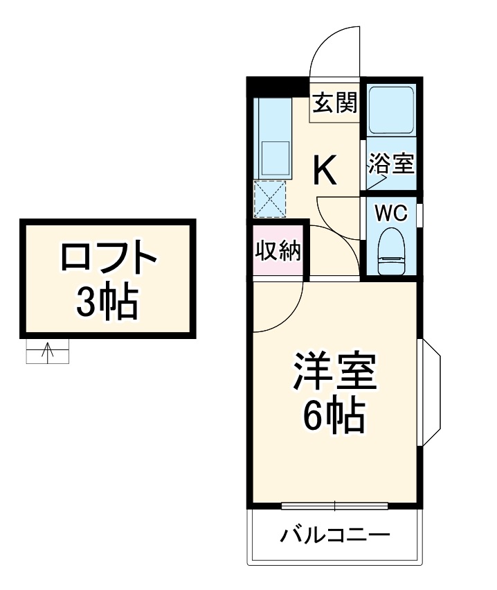 エトワール井上Ⅱの間取り