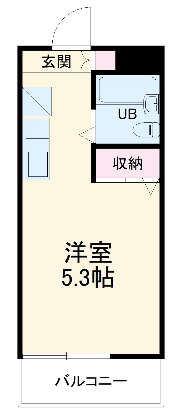 スカイハイム松井の間取り