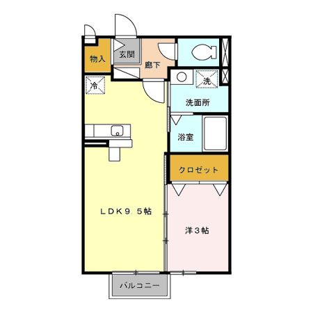 モナリエ早出の間取り