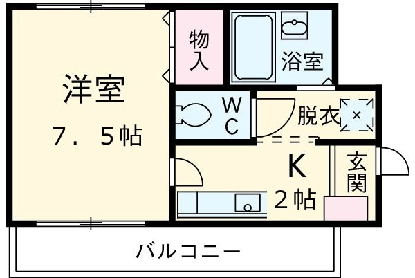 グランデージプランタンの間取り